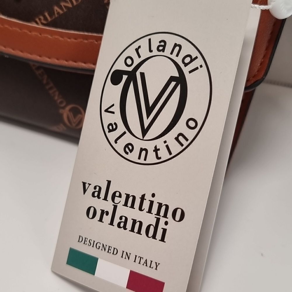 VALENTIO ORLANDO italian vegan leather crossbody bag purse - Picture 4 of 16